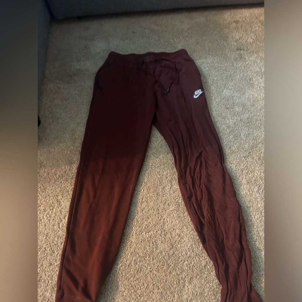 Nike Maroon Sweat Pants